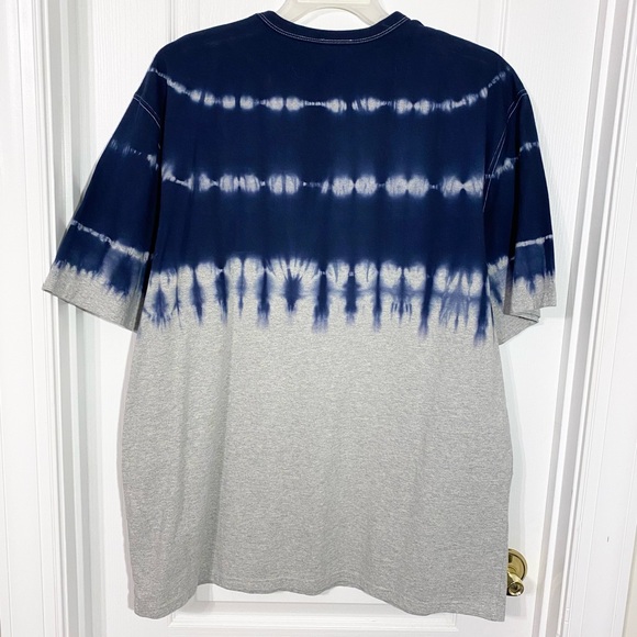 Champion LIFE Streak Dye Heritage Tee Oxford Grey Navy Men's 2XL - Picture 4 of 10